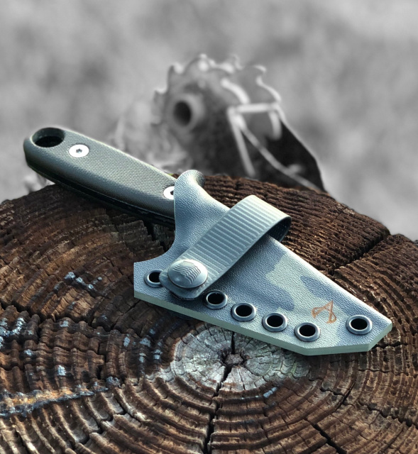 Armatus Carry Custom Kydex Sheath - ESEE AGK Ashley Game Knife